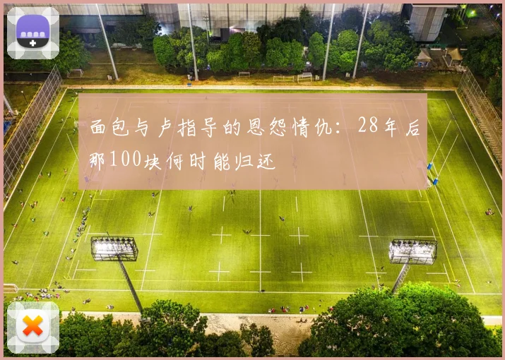 面包与卢指导的恩怨情仇：28年后那100块何时能归还